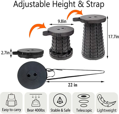 كرسي قابل للطي والسحب