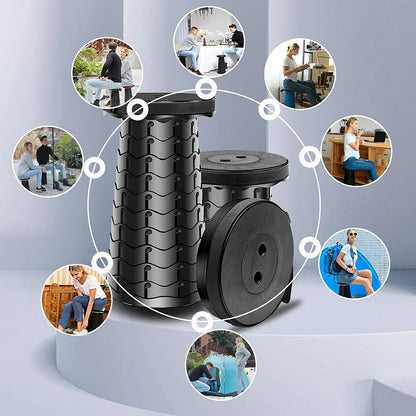 كرسي قابل للطي والسحب